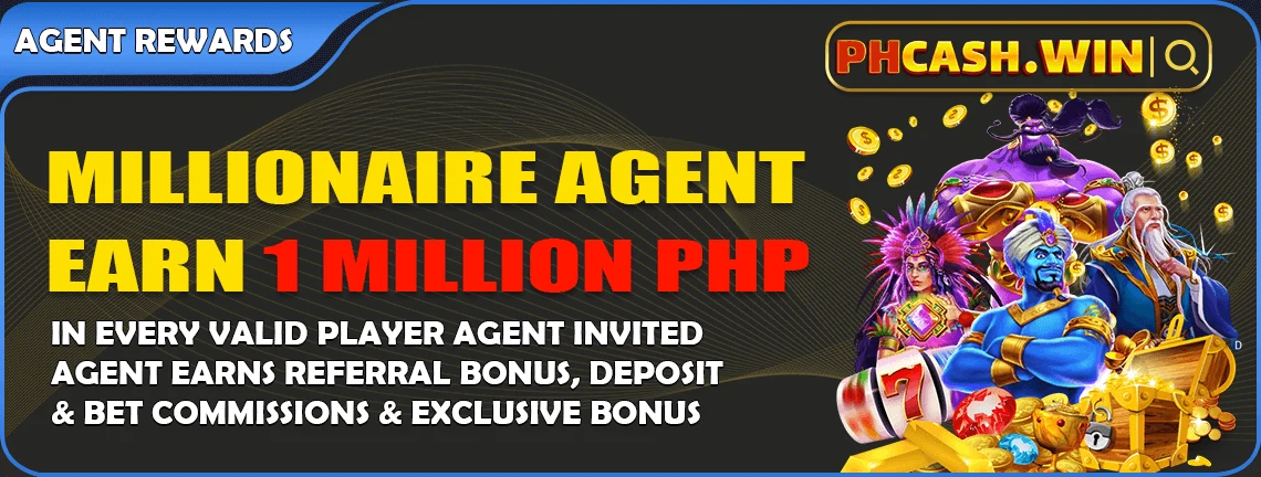 PHCASH agent program — referral, deposit, bet commission and tier bonuses