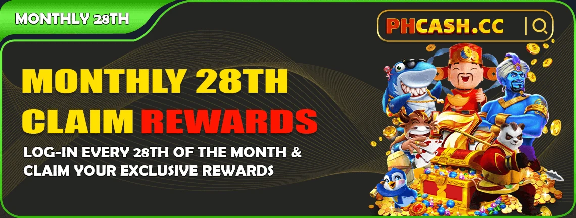 PHCASH monthly 28th rewards — share millions in cash and prizes